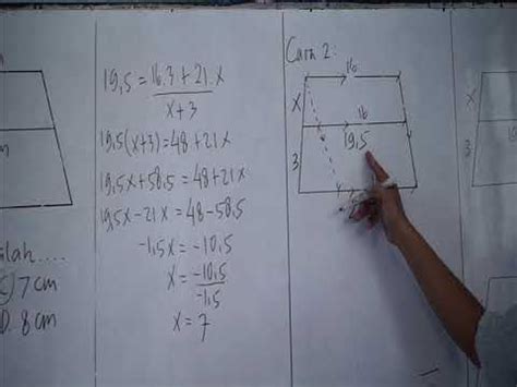 Check spelling or type a new query. Rumus Cepat Kesebangunan Trapesium - Guru Paud