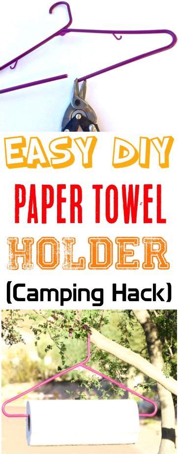 If you like this diy project, you'll love all the ones you find over at squirrelly minds, as well as the great recipes. Easy DIY Paper Towel Holder Hanger Hack! (DIY Thrill ...