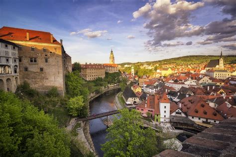 The czech republic is a landlocked country in central europe that was formerly bohemia. Beautiful Cesky Krumlov, Czech Republic