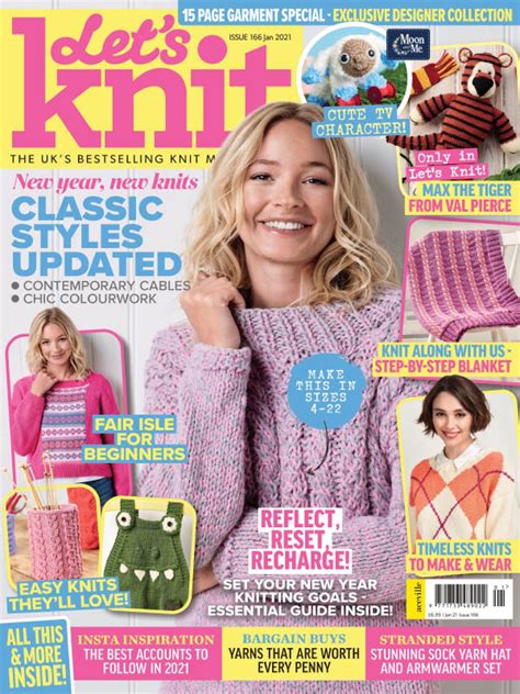 Knitting pattern ideas & tips. Let's Knit - 01.2021 » Download PDF magazines - Magazines ...