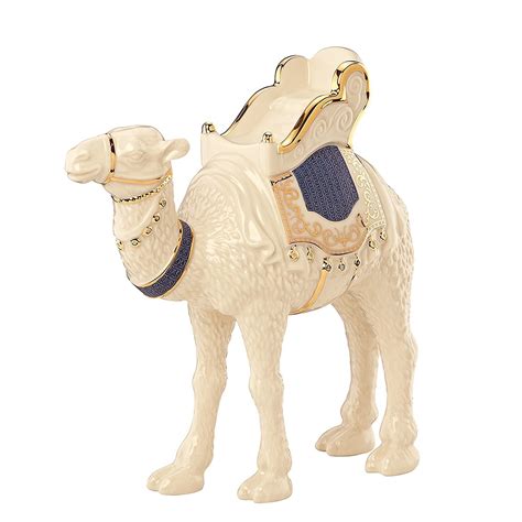 Hand painted and accented with 24 karat gold. Lenox First Blessing Nativity Standing Camel - Home ...