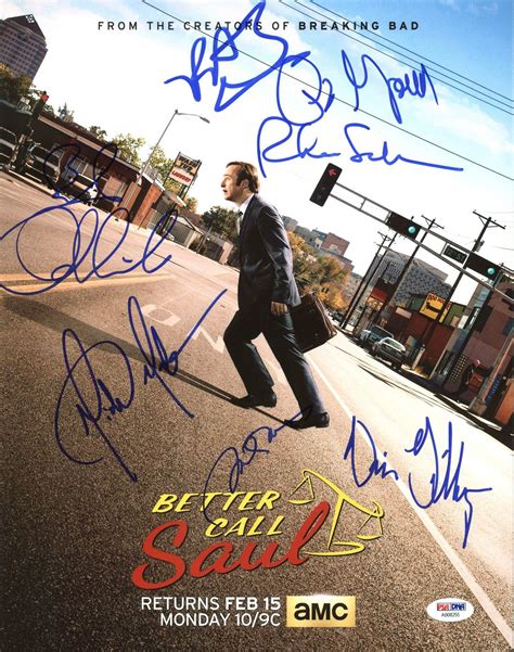 All about my mother (spanish: Lot Detail - "Better Call Saul" Cast Signed 11" x 14" Promotional Poster-Style Photo w/ 6 Sigs ...