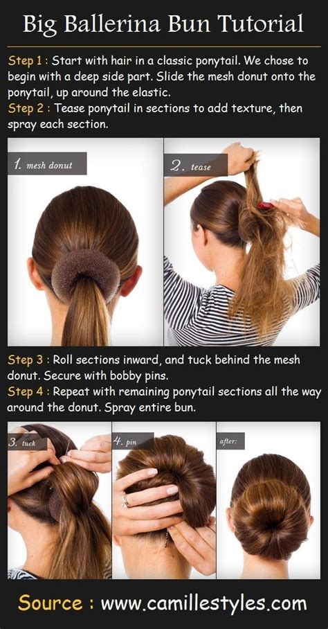 Make sure to incorporate a bit of hair from the bun as well as your head into each hair pin. 10 Simple yet Stylish Updo Hairstyle Tutorials for All ...