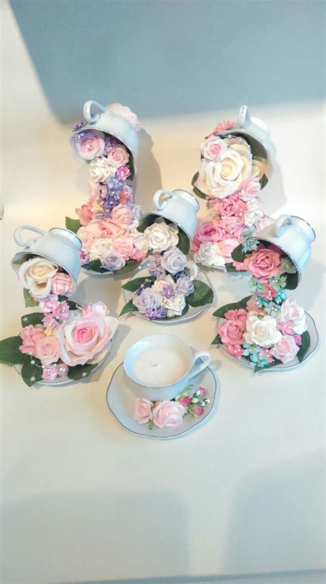 Diy tea cup candle tutorial. - Salvabrani | Floating tea cup, Teacup crafts, Tea cup cake