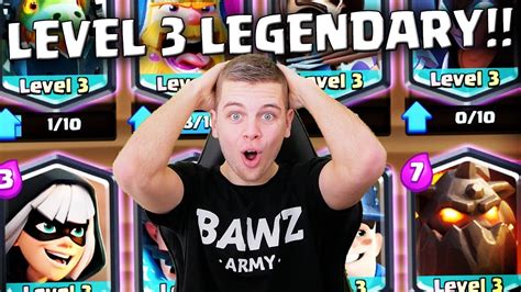 What deck do you need? DIT LEVEL 3 LEGENDARY DECK IS TE GOED!! CLASH ROYALE ...