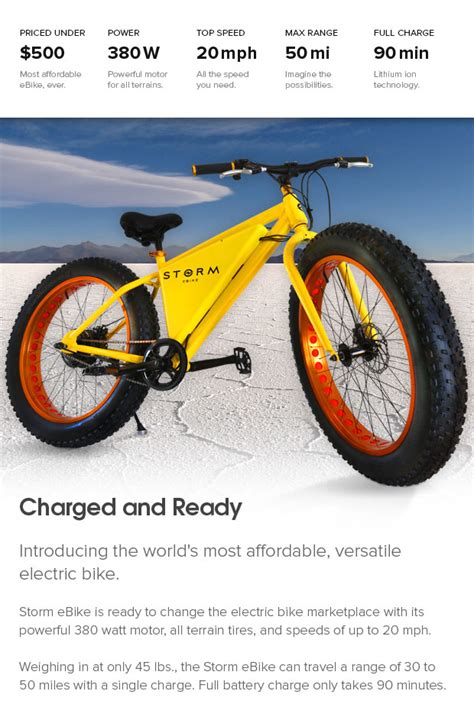 Free delivery and returns on ebay plus items for plus members. Storm Electric Bike | WheeledThing