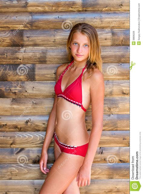 Lopes and her man blow each other. Lovely teen girl stock photo. Image of swimsuit, calm ...