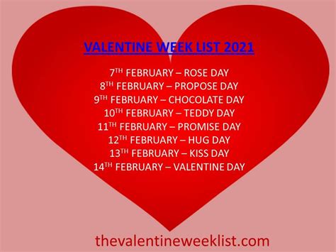 It consists of original story arcs set after the second season of the show. Valentine Week List 2021: Days of Valentine Week with Date ...