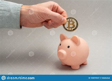 As demand for bitcoin increases, the original seller can produce more bitcoins as is being done by central banks. Bitcoin Holding Concept. Piggy Bank For Bitcoins ...