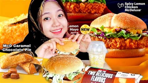 It's by far the spiciest fast food burger i've had and it totally hits the spot for south east asian tastebuds. NEW McD Spicy Lemon Chicken McDeluxe + Salted Caramel ...