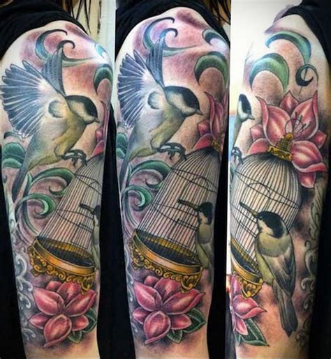 Cage tattoos wolf tattoos sleeve tattoos animal tattoos trendy tattoos new tattoos tattoos for guys tattoo designs and meanings tattoos with meaning. фото тату птица в клетке 02.01.2019 №079 -bird cage tattoo ...
