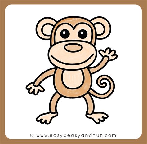 Start off with a pencil sketch. How to Draw a Monkey - Step by Step Drawing Guide | Easy ...