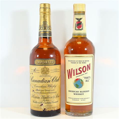 Blended whiskeys are made using multiple types of whiskey. Scotch Whisky Auctions | The 36th Auction | Canadian Club ...