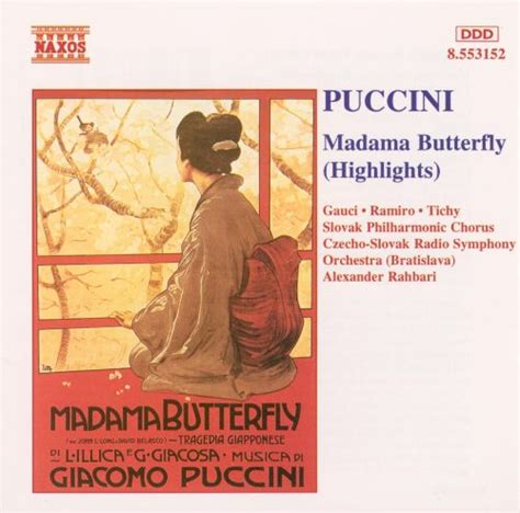 This is my favorite recording of madama butterfly: Madama Butterfly (Madame… | Recording Details and Tracks ...