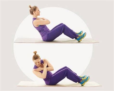 Versuche jetzt deine beine in richtung des kopfes zu ziehen. Workout: Effektive Bauch-Übungen für Zuhause | Bauch weg ...
