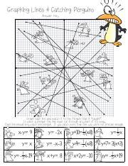 Graphing lines in slope intercept form worksheet. Catching Zombies Version - Graphing Lines & Catching ...