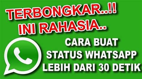 Ya, aplikasi chatting yang satu ini sangat populer sekali tidak hanya di indonesia bahkan di seluruh dunia. Cara Bikin Status Wa Video Lebih Dari 30 Detik - Kumpulan ...