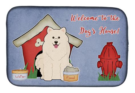 See more ideas about dog dish, dog bowls, your dog. Dog House Collection Samoyed Dish Drying Mat BB2784DDM ...