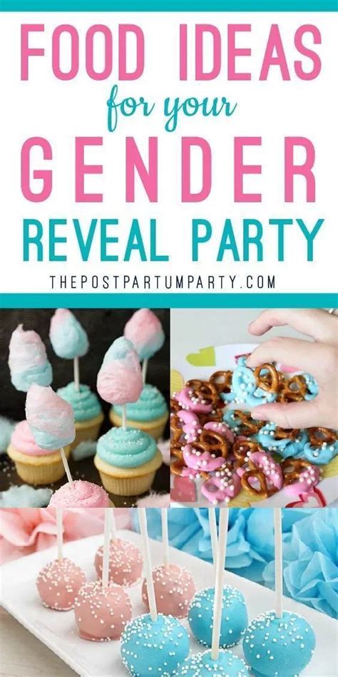 Gender reveal gift ideas for baby. Gender Reveal Food Ideas for your Party that are Adorable ...