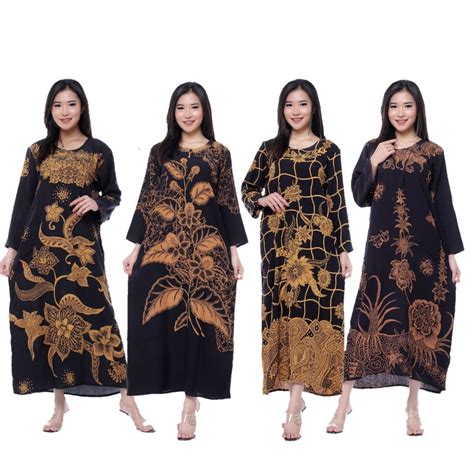 Jangan lupa untuk dapatkan juga penawaran dan diskon produk batik pekalongan. Daster Batik Lengan Panjang Motif Campuran Bumil Busui ...