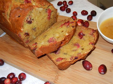 221 calories, 10g fat (1g saturated fat), 23mg cholesterol, 212mg sodium, 31g carbohydrate (20g sugars, 1g fiber), 3g protein. Cranberry Almond Pumpkin Bread - Will Cook For Smiles