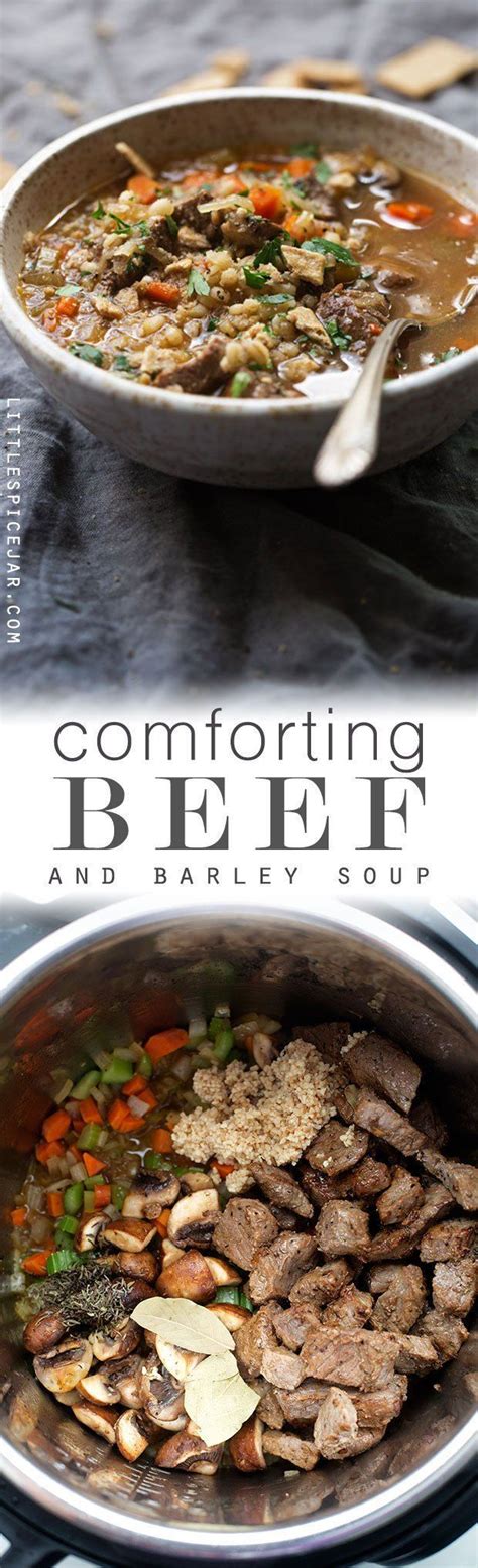 Watch how to make instant pot chawanmushi. Comforting Beef Barley Soup (Instant Pot) | Recipe ...