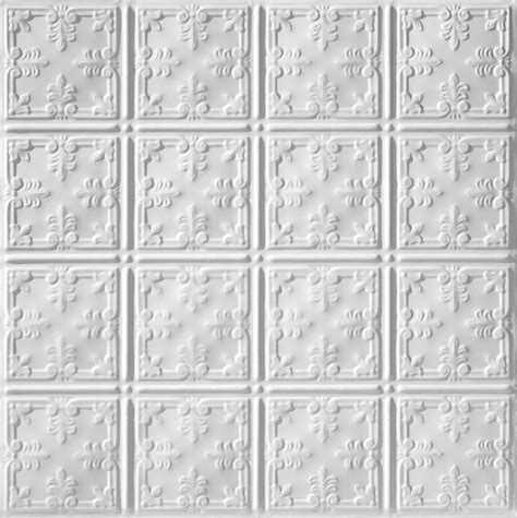 Low maintenance elegance for homes, offices, stores. METALLAIRE Vine White 24" x 24" in 2020 | Armstrong ...