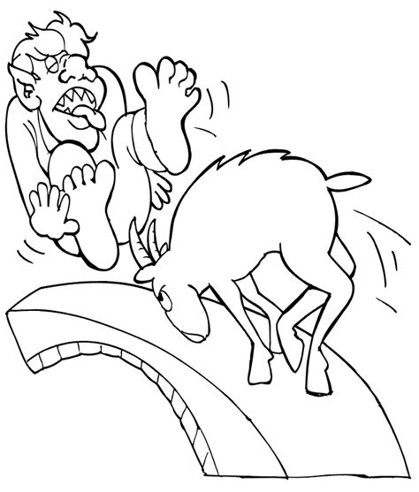 There are printable billy goats gruff coloring pages, words search puzzles, mazes, cryptogram puzzles and more worksheets available here. The Three Billy Goats Gruff Activities | Activity Shelter