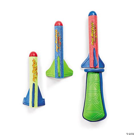 Raketdrift, avfyrningsramp, raketramp, raketer (sv); Zing Air® Pop Rocketz™ - Discontinued