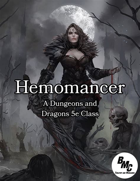 A good homebrew class must fill a gap that exists in the system, allowing players to follow an archetype that was either previously unavailable, or disappointingly narrow. Hemomancer - D&D 5e Homebrew Class - BMC Games | RPGNow.com