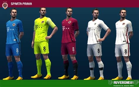 It's maroon with whitelogos and black trim in the form of the back neck tape and sleeve cuffs. PES 2013 Sparta Praha 20-21 Kits - Kazemario Evolution