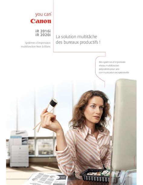 Print with outstanding clarity and produce quality, double sided and stapled reports for distribution using the. Notice CANON IR 2020I - imprimante multifonction laser ...