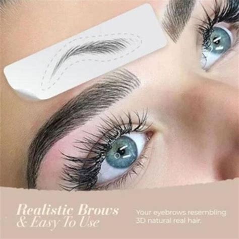 Share your thoughts on this makeup trend in the comments. 12Pairs 4D Imitation Ecological Tattoo Eyebrow Stickers - Fancyvlog in 2020 | Eyebrow tattoo ...