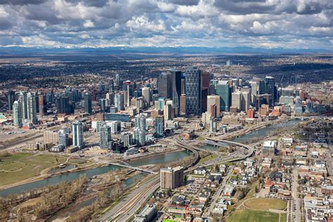 Aerial Photo | Calgary Skyline 2020