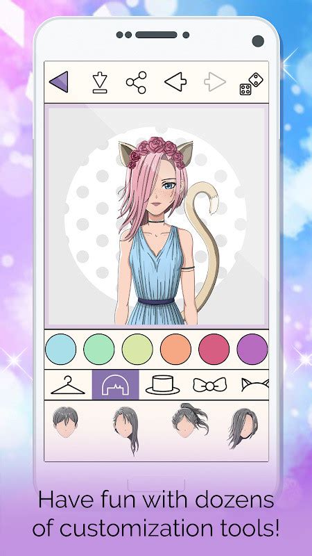 The anime avatar maker becomes more and more funny! Anime Avatar Creator: Make Your Own Avatar Free Android ...