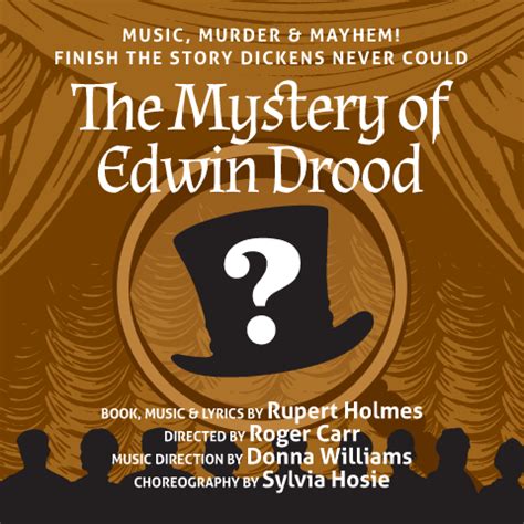 The mystery of edwin drood. The Mystery of Edwin Drood - Langham Court Theatre - Victoria, BC Langham Court Theatre ...