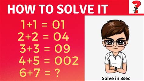 Logic should test your brain, not your computer skills. Math Logic Puzzle | How to Solve it | SNAPPY | Online ...