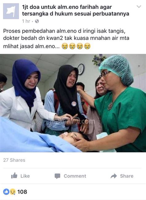 Ikuti update kami melalui telegram. Foto Eno Farihah, Gadis Manis Korban Perkosaan yang ...