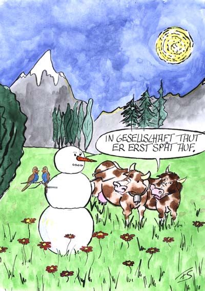 Der wehrhafte schneemann wortmaterial für die bildergeschichte bild 1: Schüchtern - Cartoon