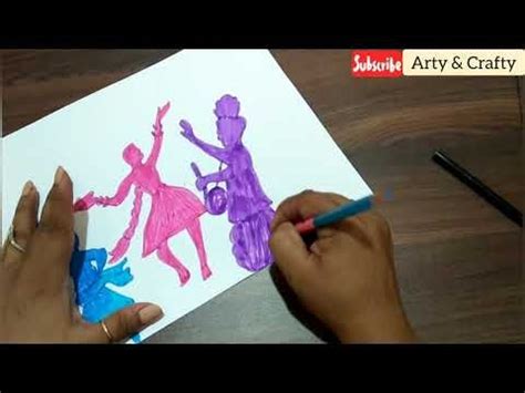 Holi festival is commemorate on february end or starting march. Easy Drawing on Holi 2020 /How to Draw Holi Festival for ...
