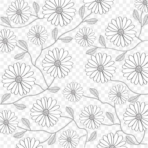 236x335 downloadable watercolor floral border floral border. Black And White Flower Petal Pattern, PNG, 1024x1024px ...