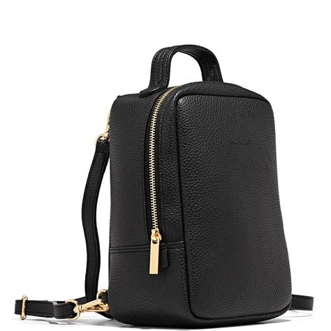 Hi loves, i am sharing with you all an unboxing of my recent purchase of this 'grace crossbody' bag by angela roi in the color. Angela Roi Mia Mini Backpack Black Side | Backpacks