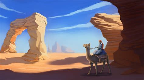I see my friends every day. Camel Rider by Pornnapat Huansuriya