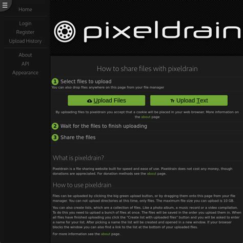 How to share files with pixeldrain free file sharing service? 🗄️ PixelDrain.com - Pixel Drain Com - Free file sharing ...