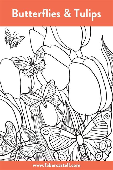 The ee20 engine had an aluminium alloy block with 86.0 mm bores and an 86.0 mm stroke for a capacity of 1998 cc. Butterflies & Tulips Coloring Page for Kids - Download and ...