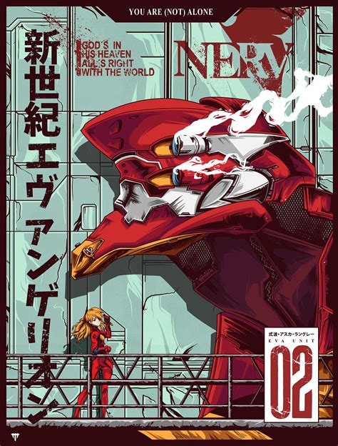 $34.99 shin evangelion 3.0+1.0 b2 poster newtype june 2021 no magazine asuka rei mari. Evangelion Poster - EVA 02 por jhonycaballero | Dibujando ...