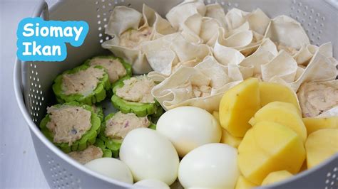 Campurkan ayam, ikan, telur dan bumbu lainnya yang sudah dihaluskan. Resep Siomay Ikan - YouTube