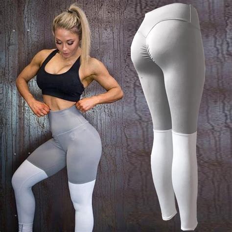 Both casual and designer buttocks yoga are available at phenomenal prices. Patchwork buttocks Workout High-elastic Sports Yoga ...