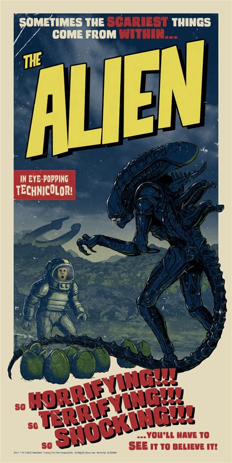 Just one of millions of high quality products items similar to alien movie poster on etsy. Pin by Grant Jones on Vintage Horror in 2019 | Pinterest ...