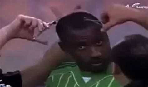 Check spelling or type a new query. Saudi footballer is forced to have a HAIRCUT over 'un ...